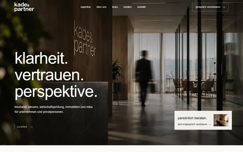 Web de Kade & Partner