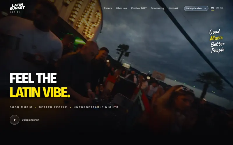 Web de Latin Sunset