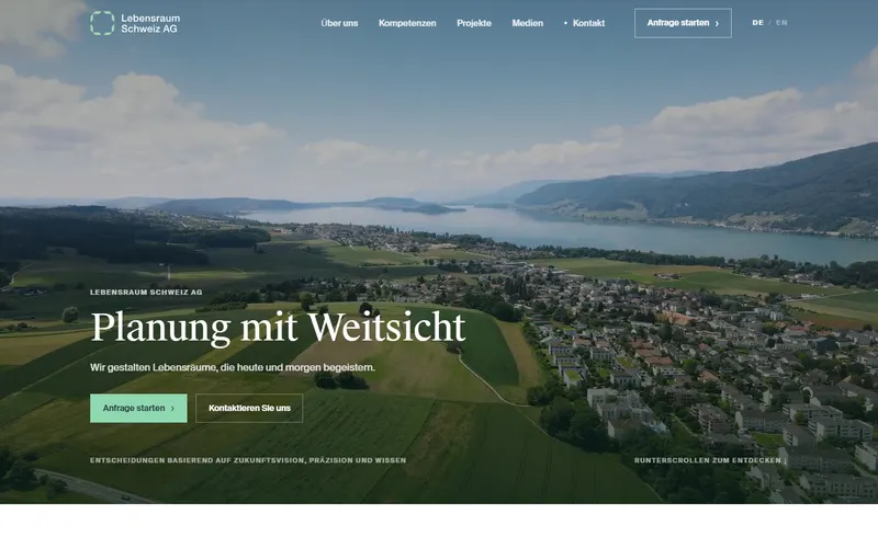 Web de Lebensraum Schweiz