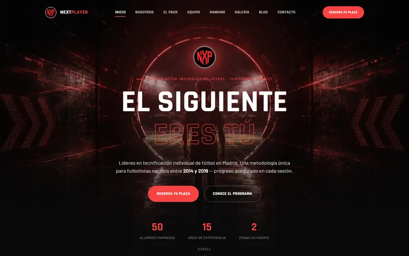 Web de Next Player