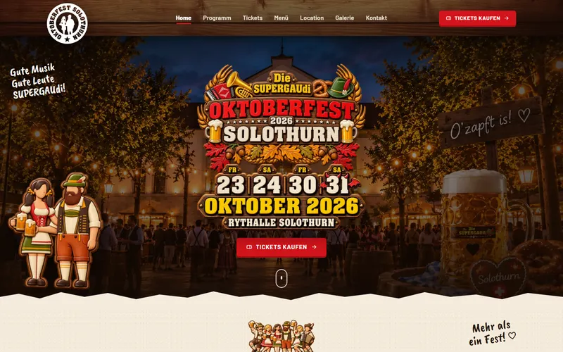 Web de Oktoberfest Solothurn